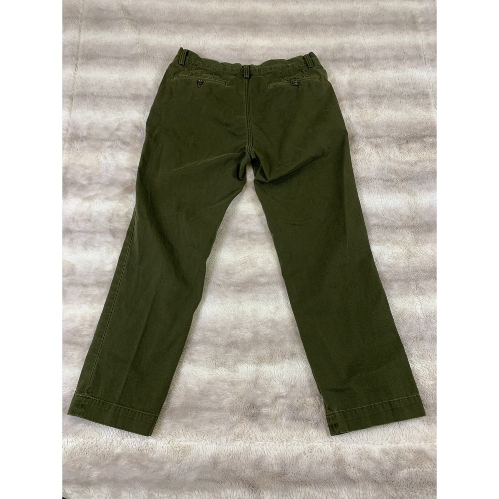 Polo Ralph Lauren Bedford Chino Pants Mens Green Classic Fit Cotton Casual 32x29 - Picture 8 of 9